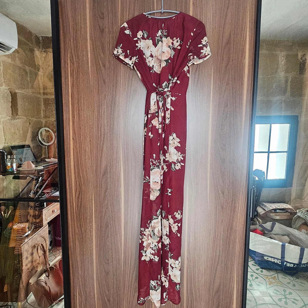 Floral Print Wrap Maxi Dress, photo 5