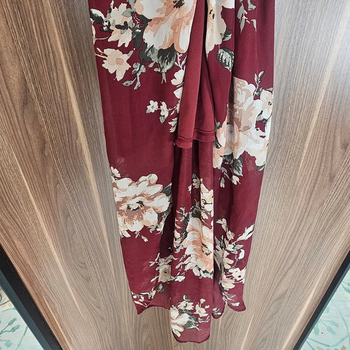 Floral Print Wrap Maxi Dress, photo 3