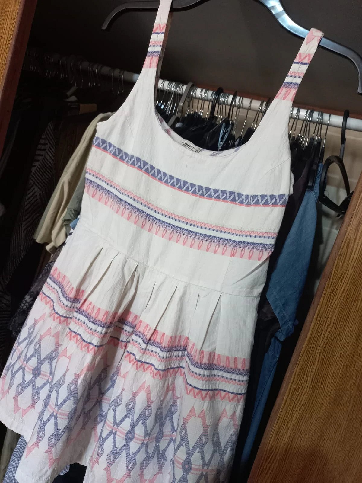 Pull & Bear patterned summer dress - Medium, photo 6
