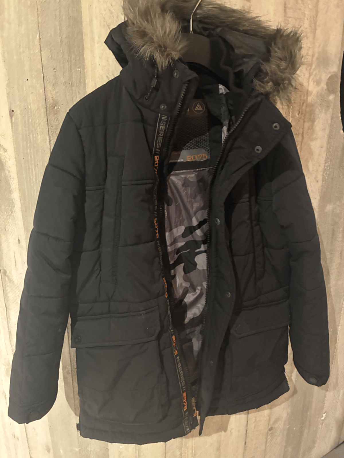 Next Boys Black Puffer Jacket - photo 2