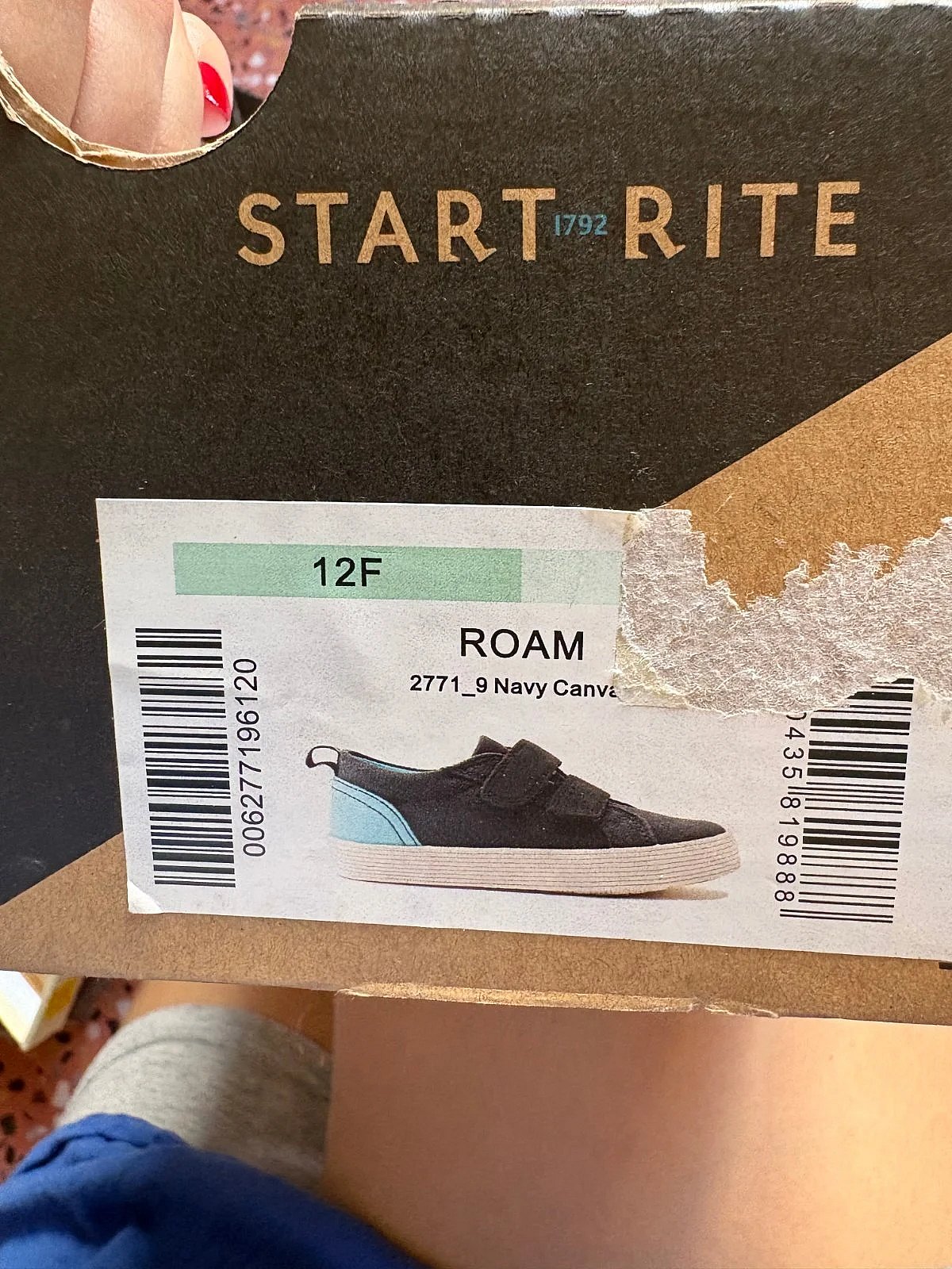 Start-Rite Navy Canvas Shoes, photo 2