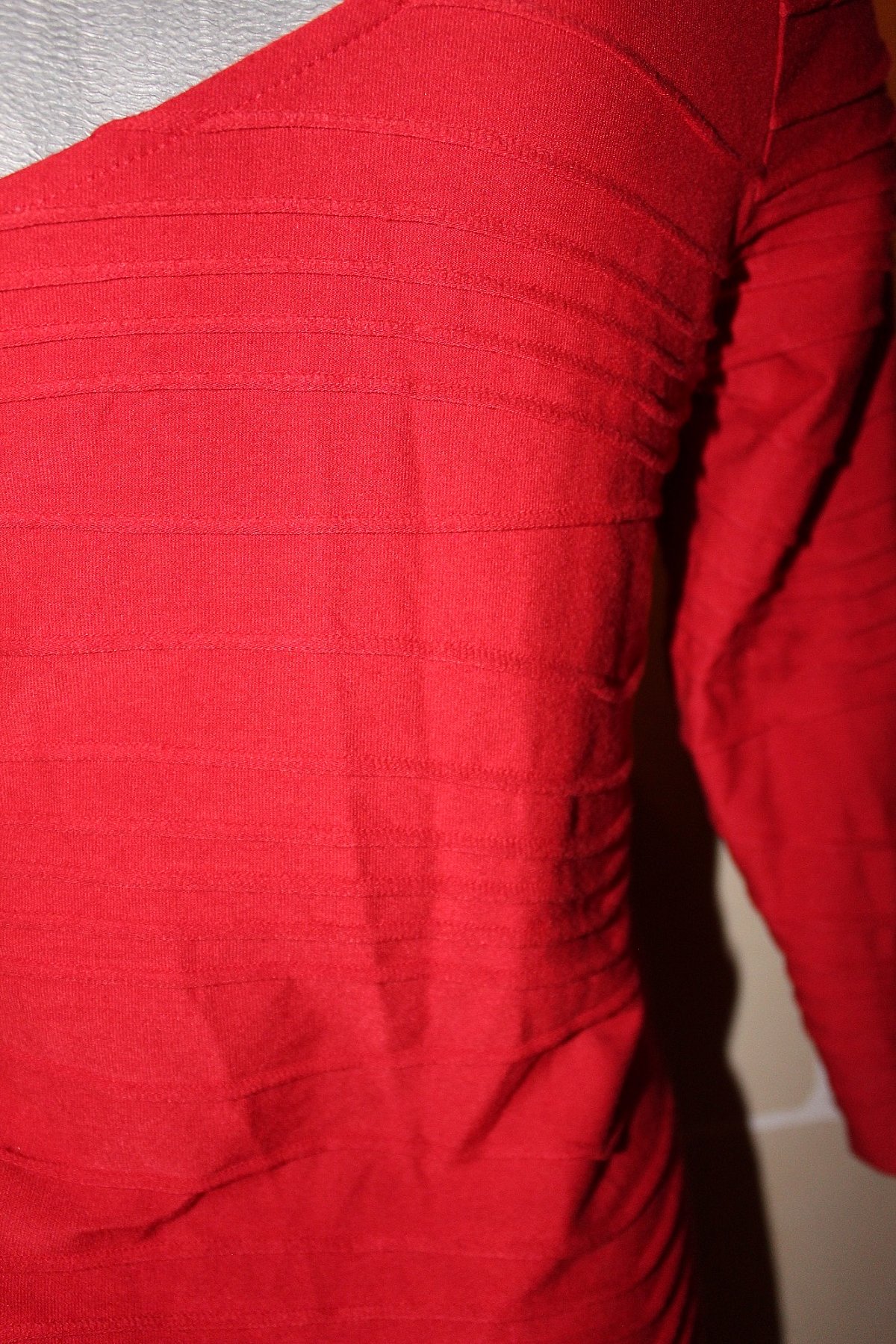 River Island Red One Shoulder Dress, photo 2