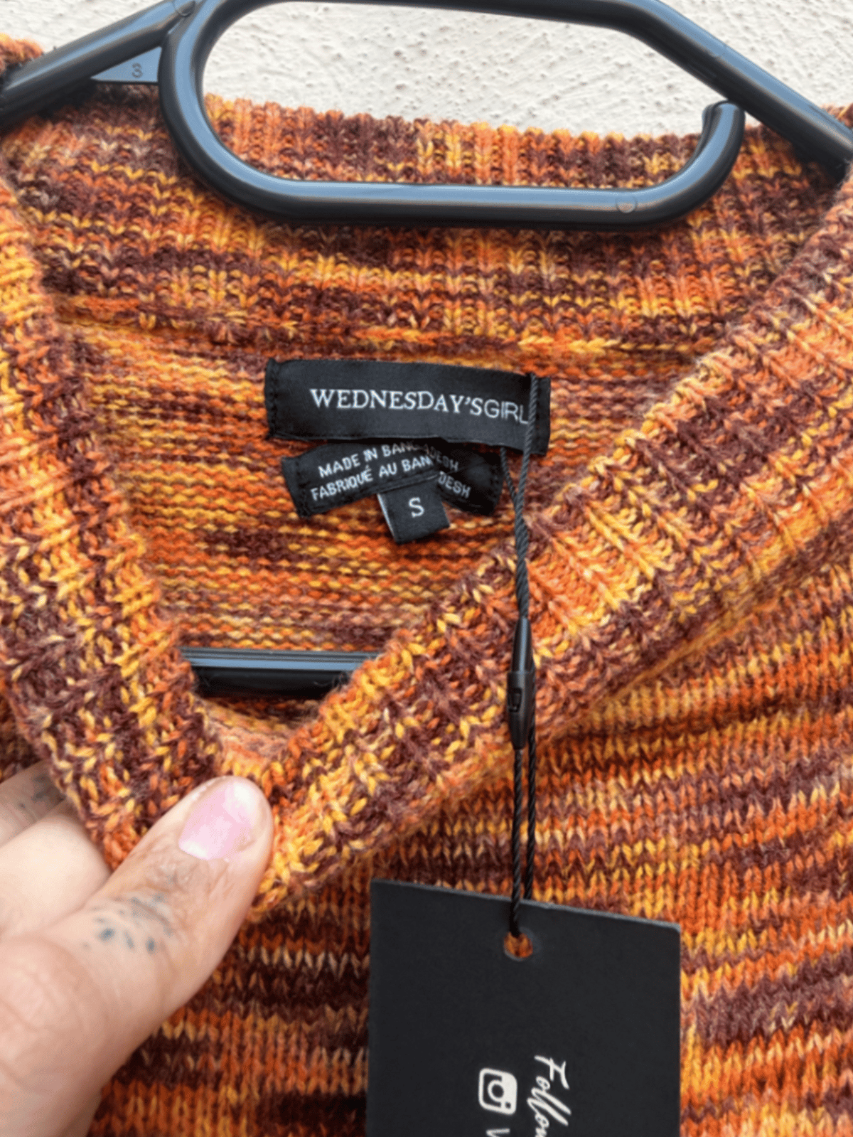 Wednesday's Girl Warm-toned Marl Knit Turtleneck Sweater , photo 2