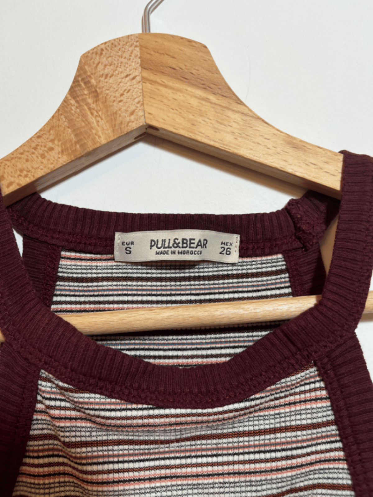 Striped High-Neck Crop Vest - photo 3