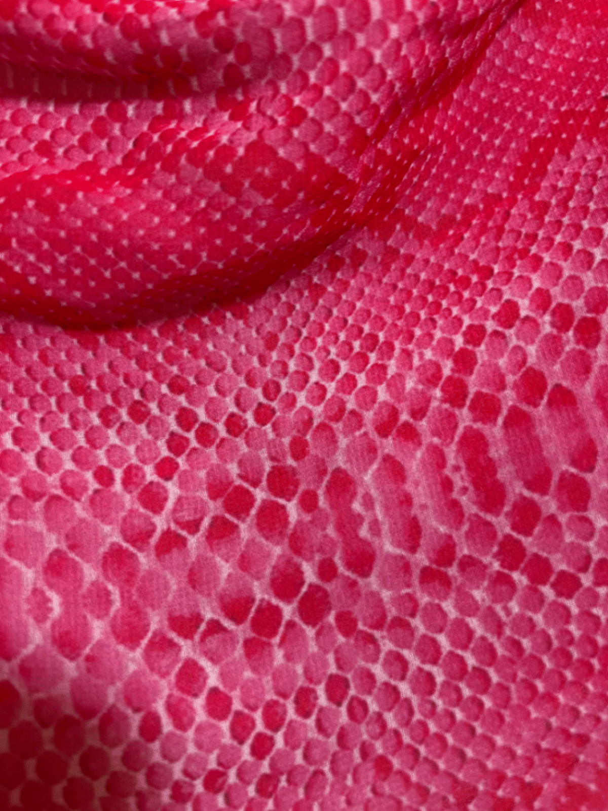 Pink Snake Print Bandeau Top - photo 2