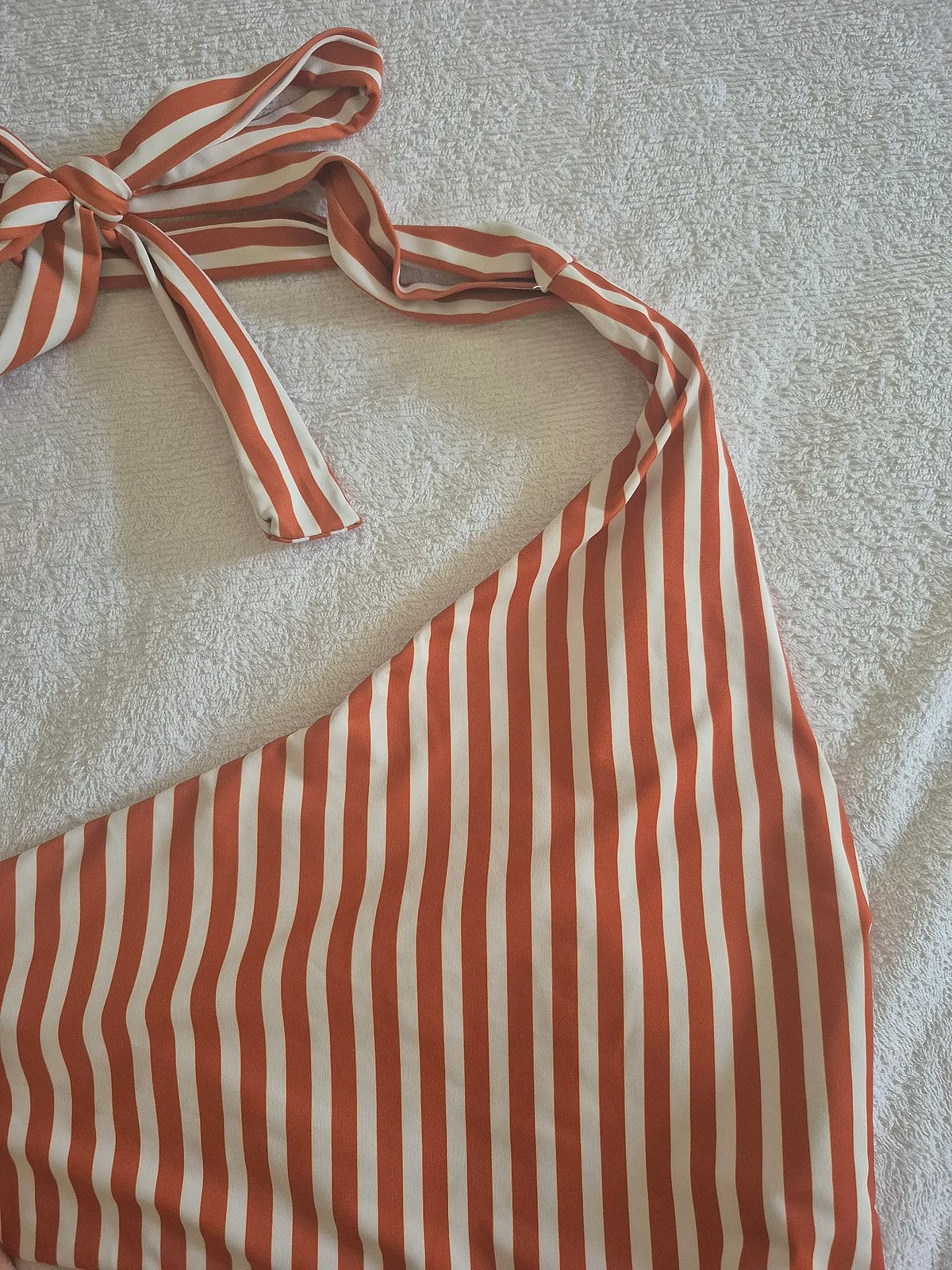 Striped One Shoulder Swimsuit, photo 3