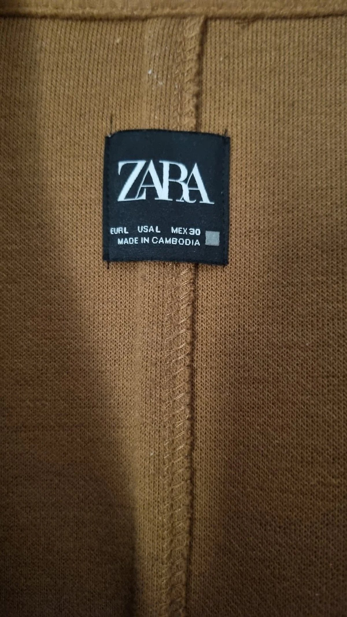 Camel brown classic long coat - photo 2