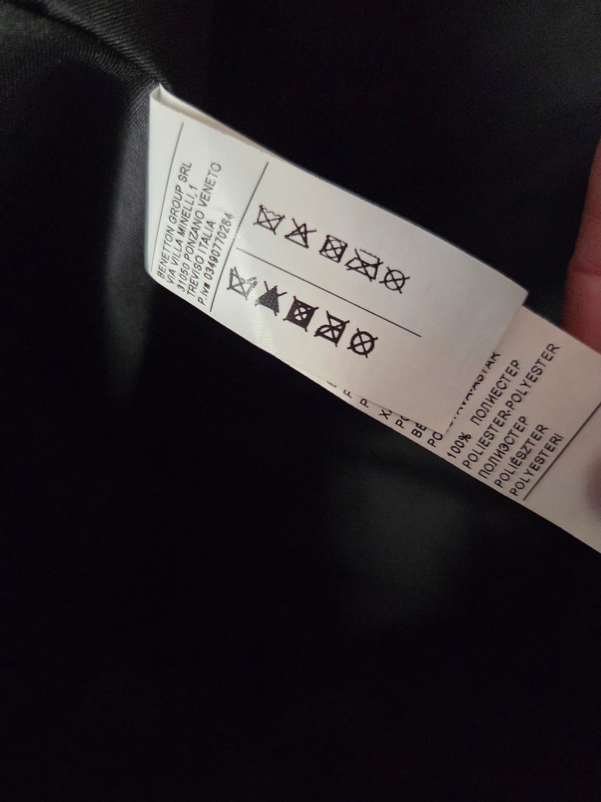 Sisley Black Zip Tote Bag, photo 4