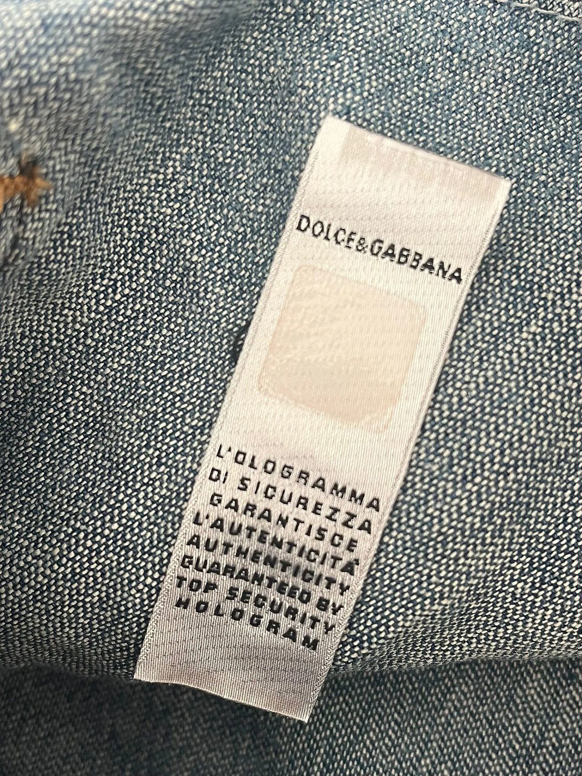 Dolce & Gabbana Straight Leg Distressed Blue Jeans, photo 4