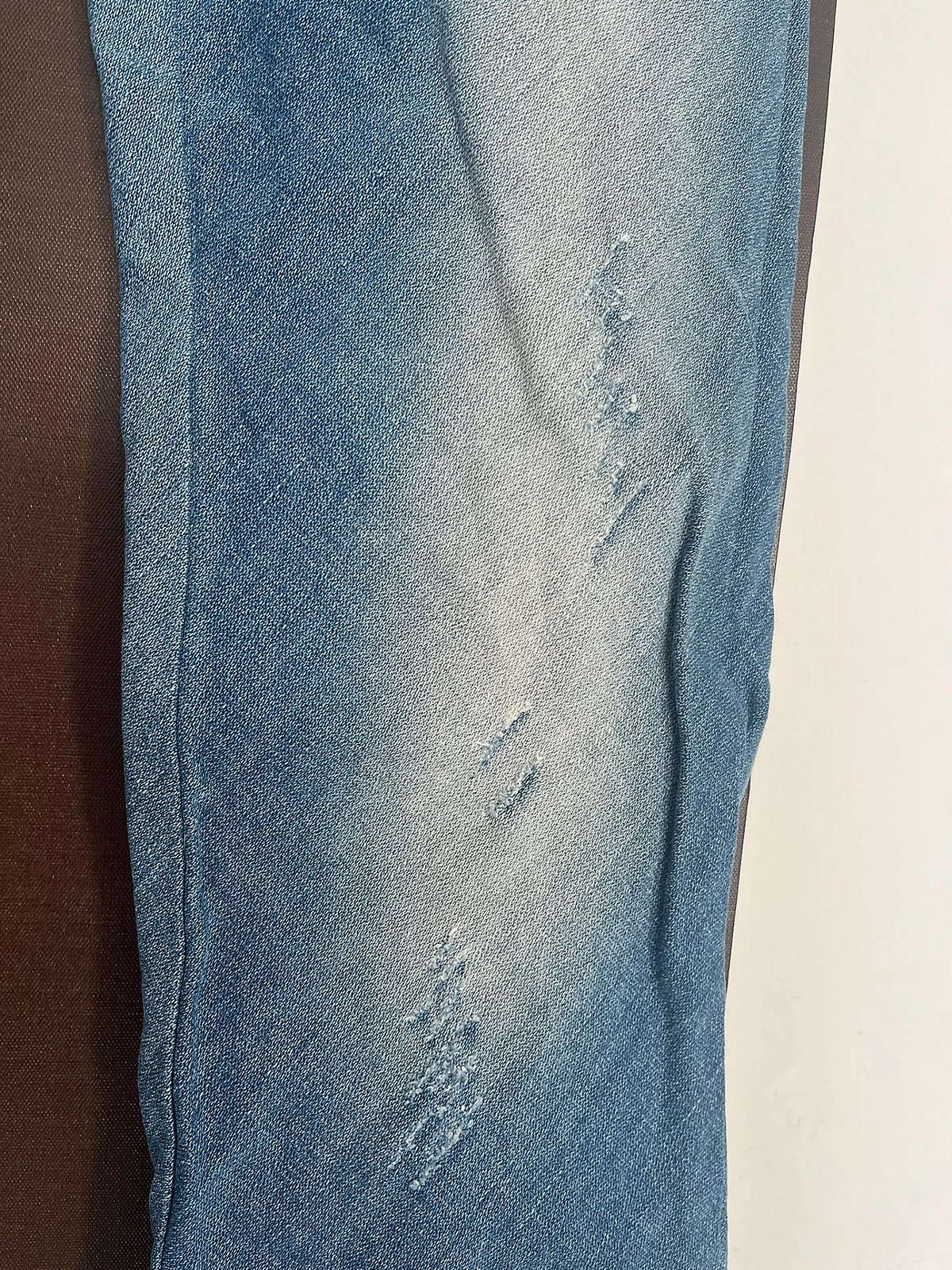 Dolce & Gabbana Straight Leg Distressed Blue Jeans, photo 8