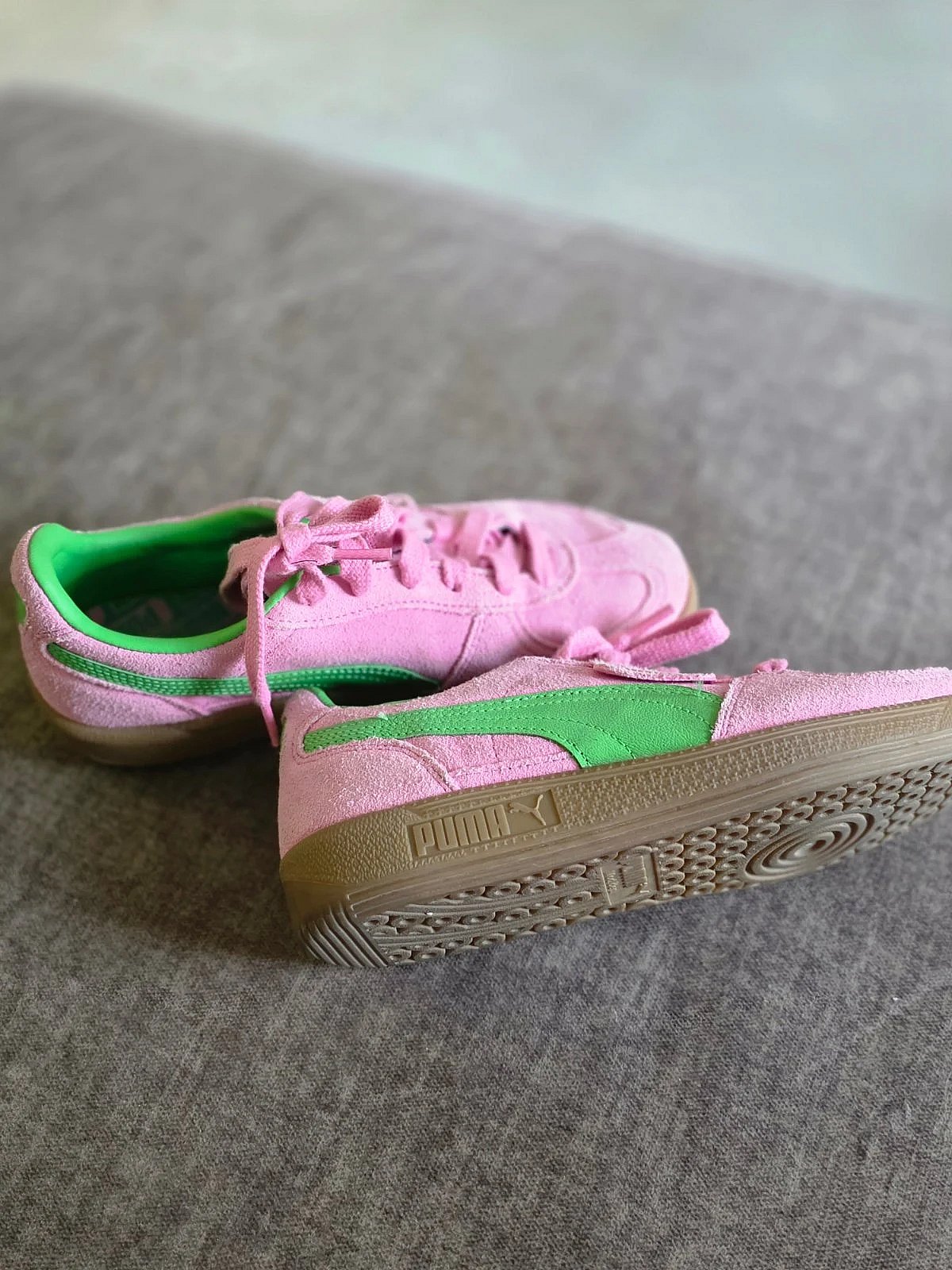 Pink and Green Puma Trainers, photo 4