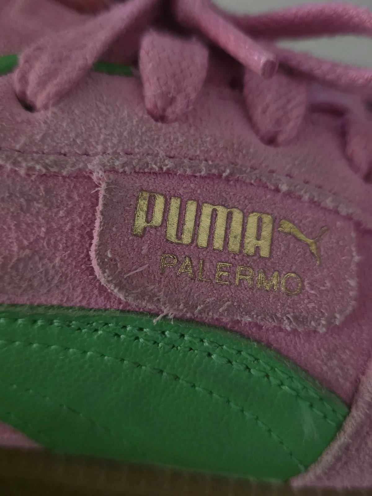 Pink and Green Puma Trainers, photo 6