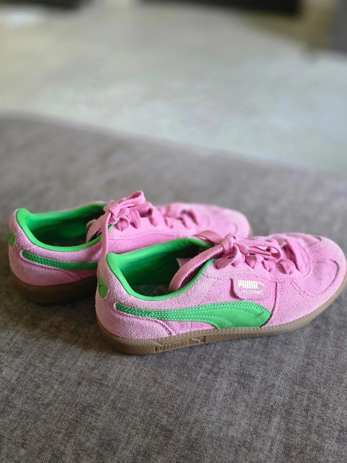 Pink and Green Puma Trainers, photo 5