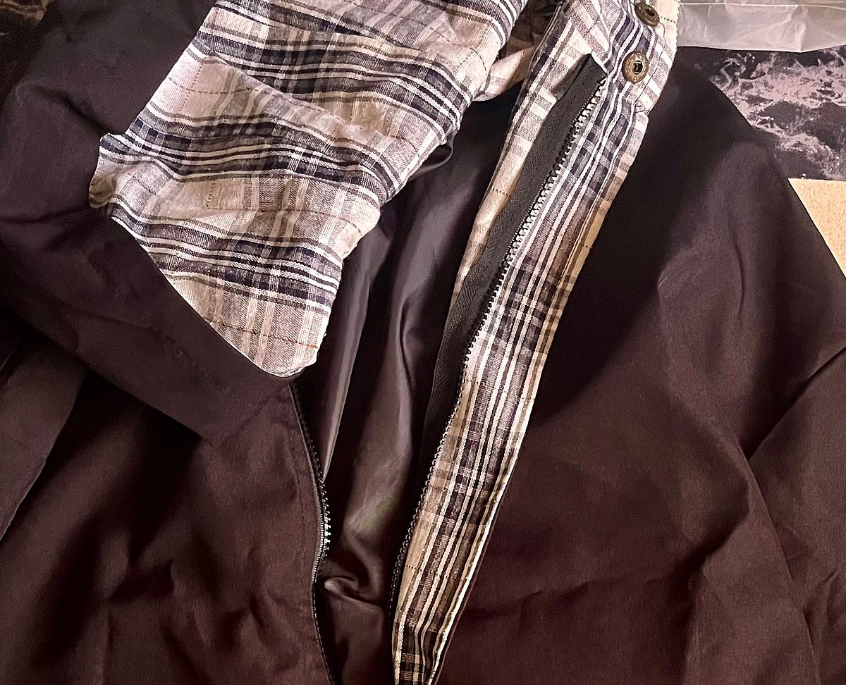 Giacca a vento nera oversize , foto 2