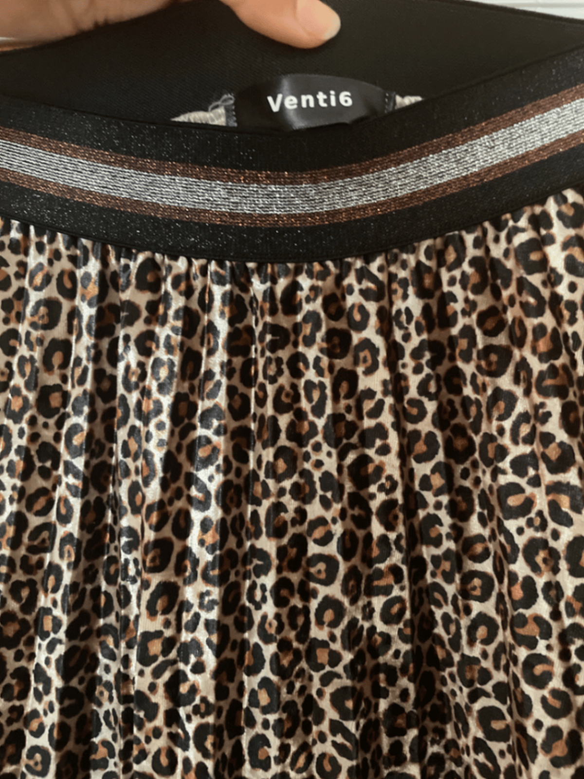 Leopard Print Pleated Maxi Skirt - photo 2