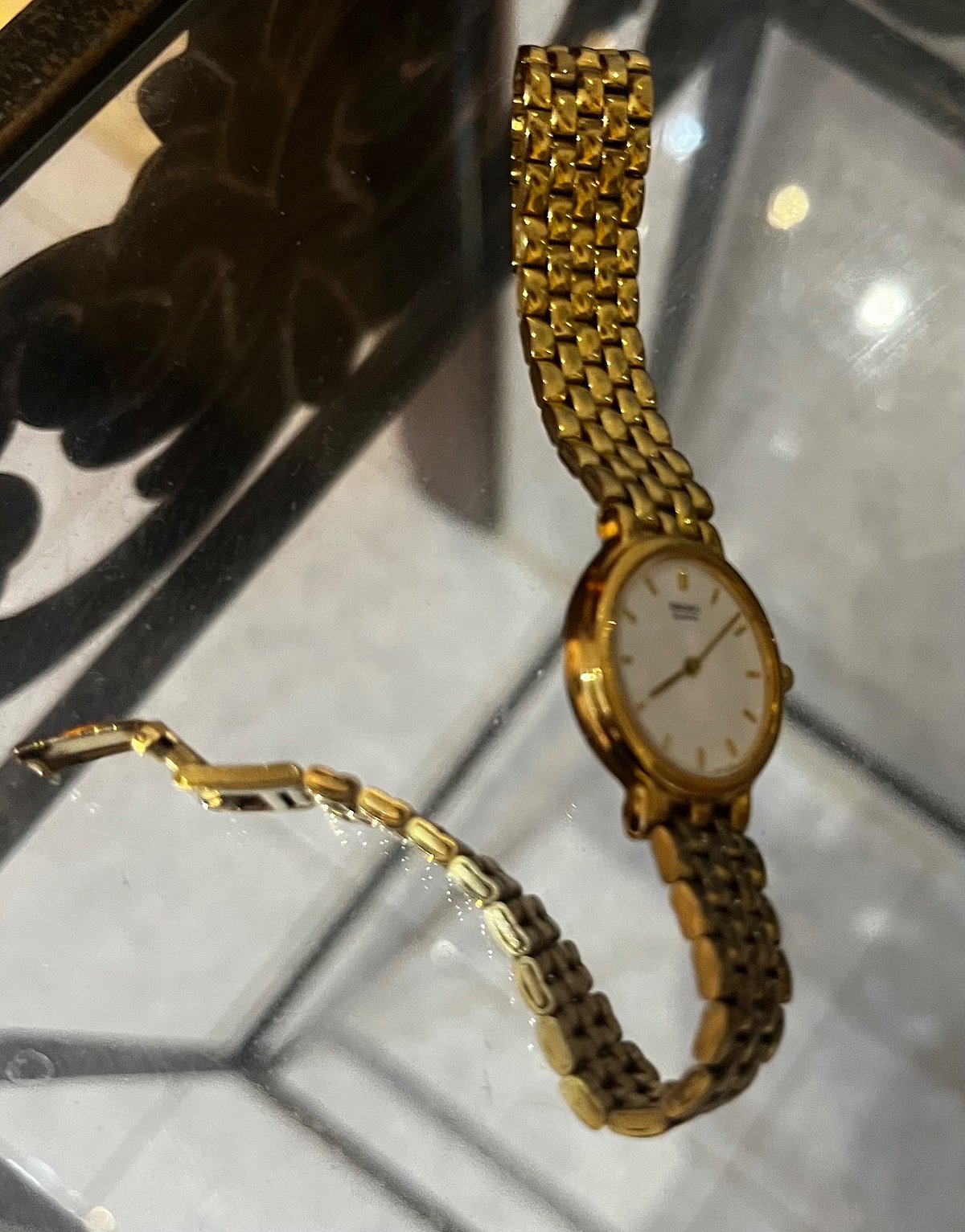 Elegante orologio Seiko color oro - photo 3