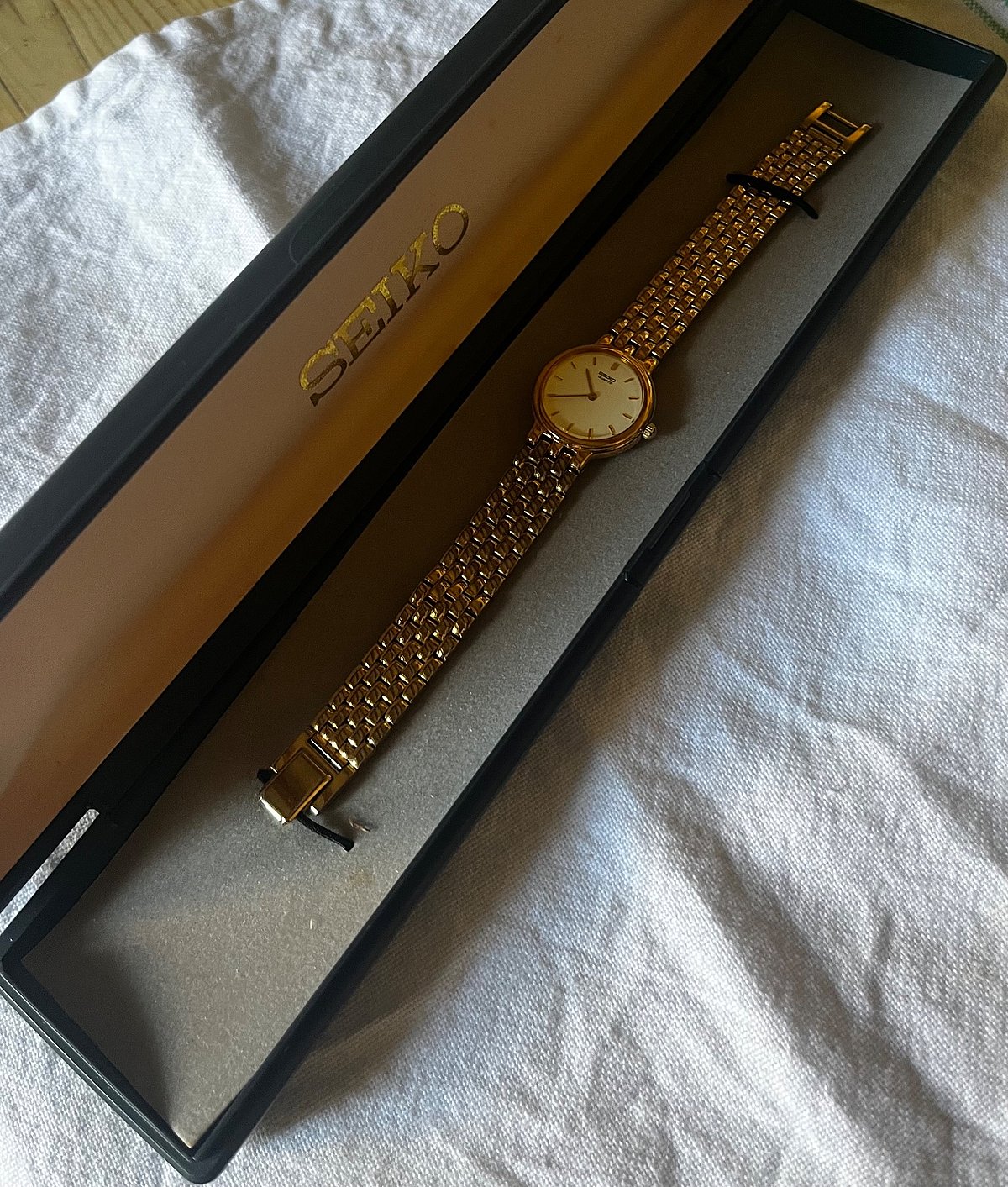 Elegante orologio Seiko color oro - photo 7