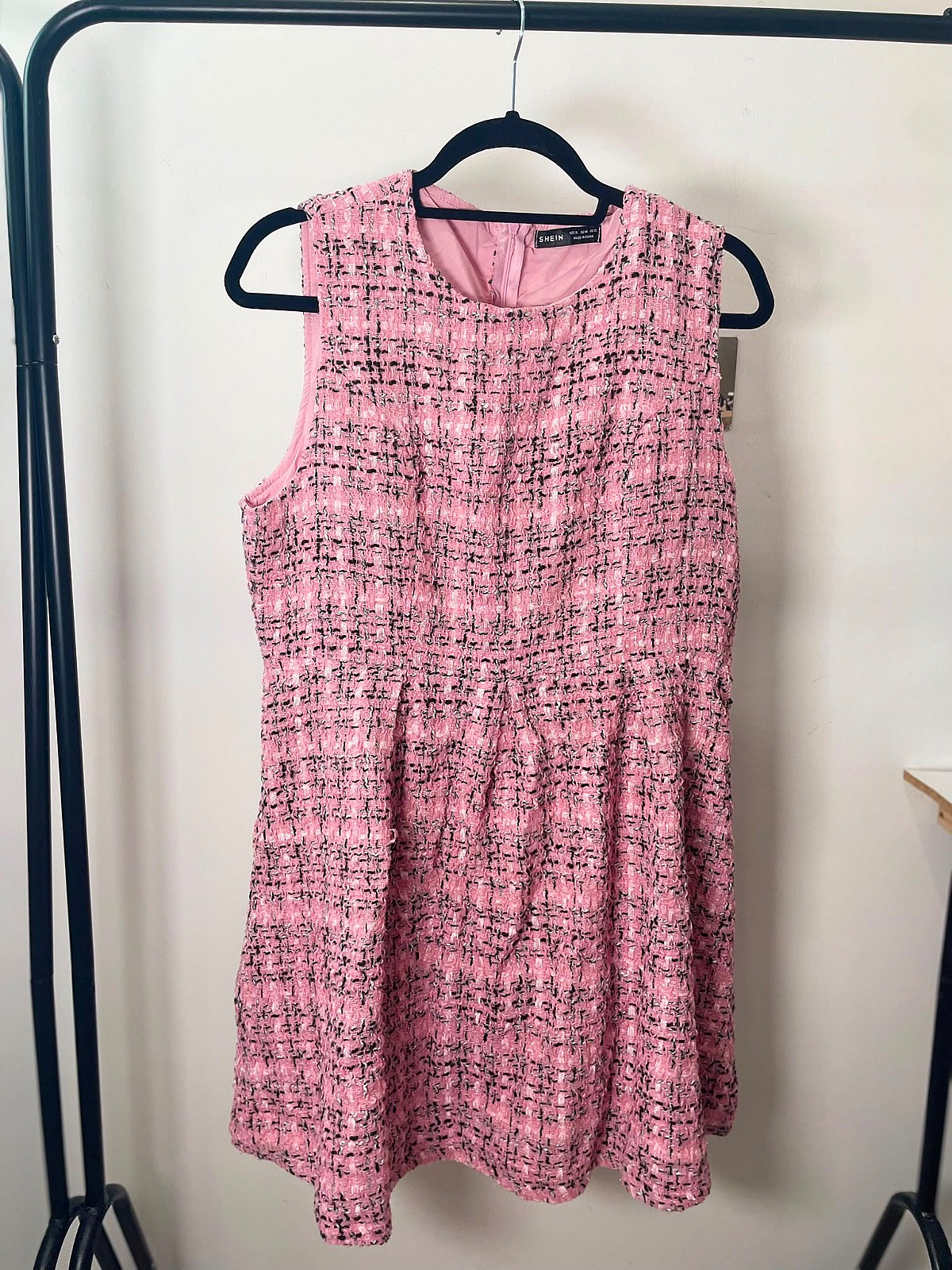 Pink Tweed Sleeveless Dress, photo 4