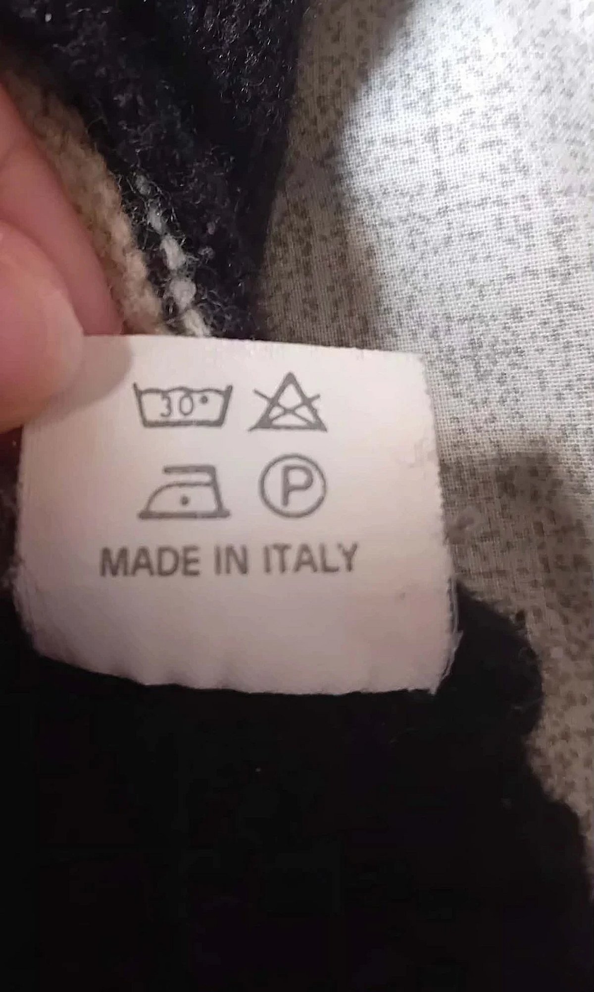 Maglione vintage con motivo a contrasto bianco e nero, foto 4