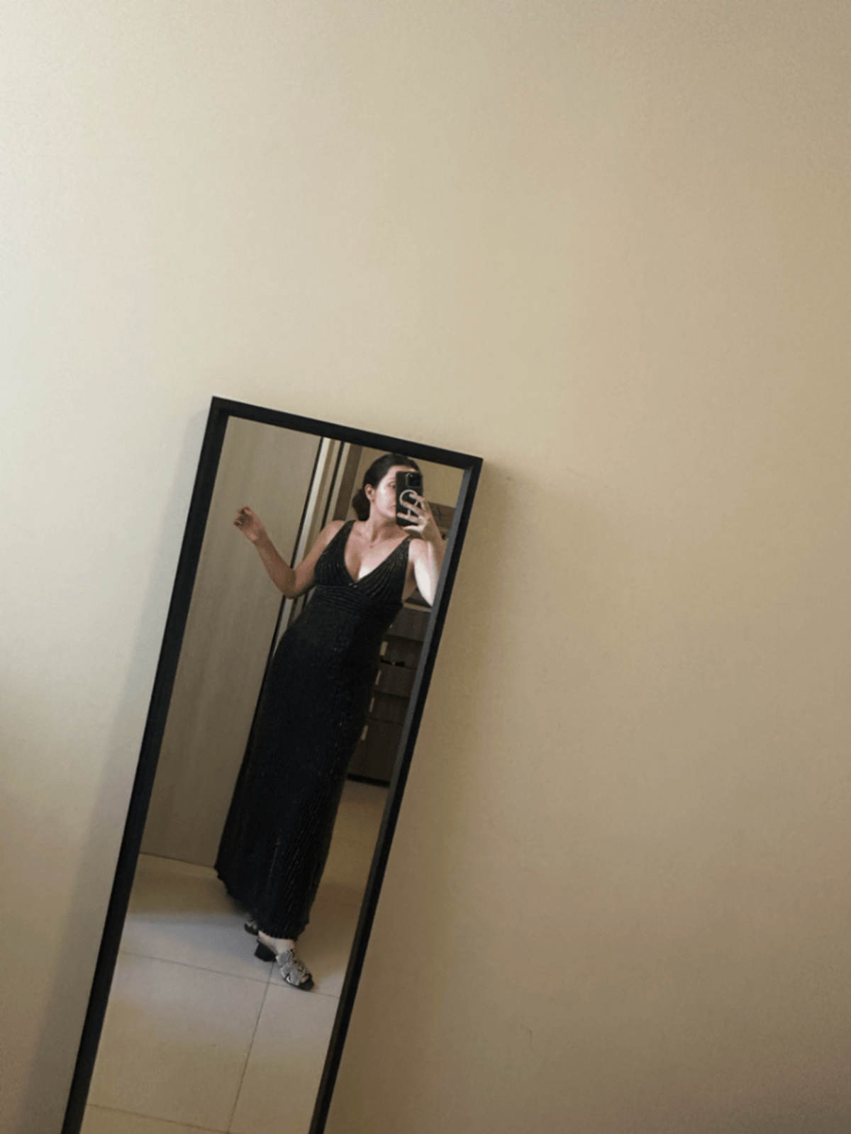 Sparkly V-Neck Maxi Dress, photo 2