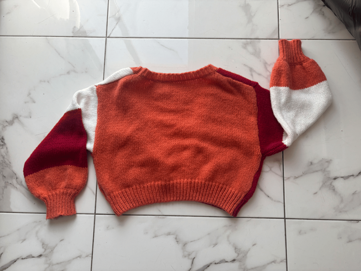 Colourblock Chunky Knit Cardigan - photo 2