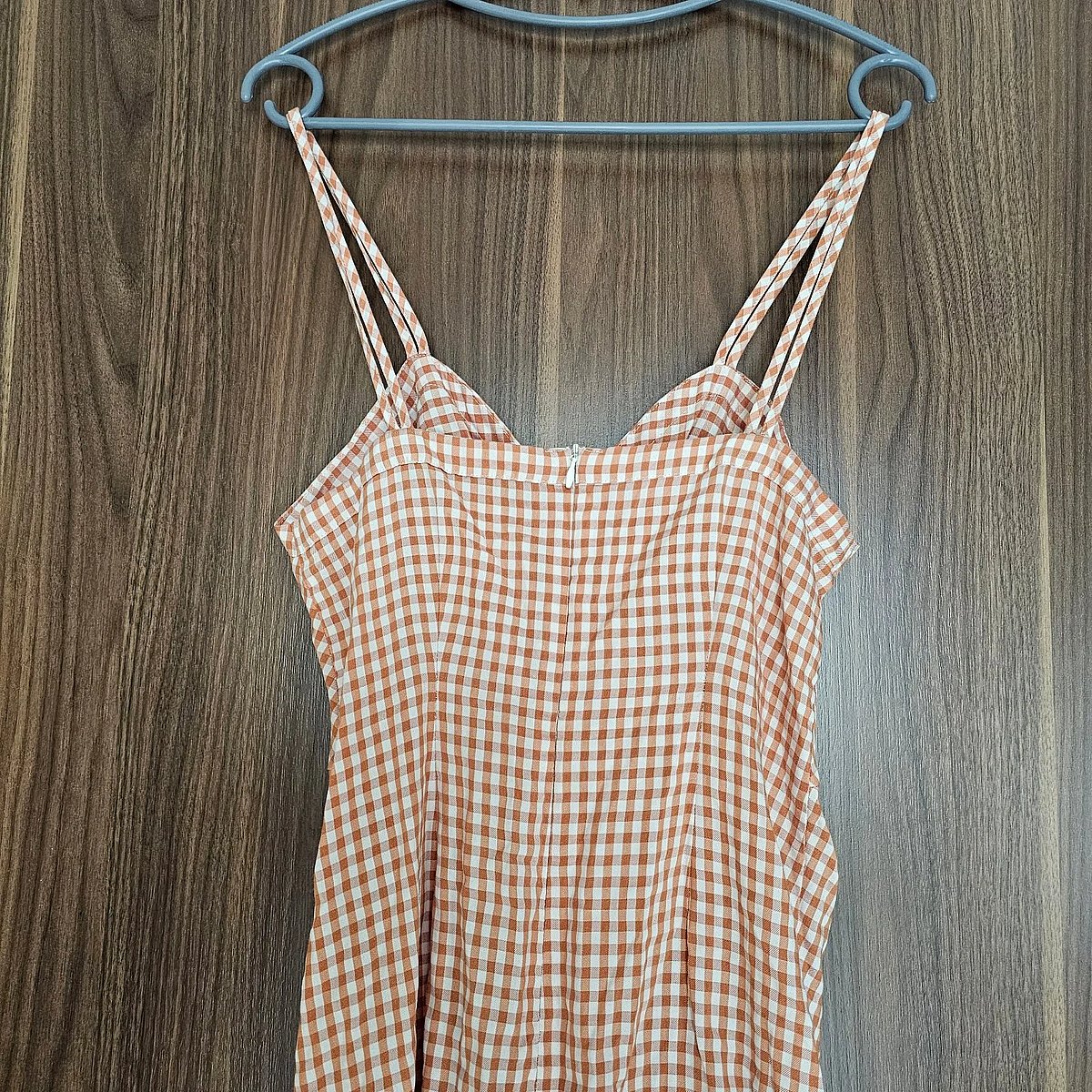 Zara Gingham Twist Front Dress - photo 4