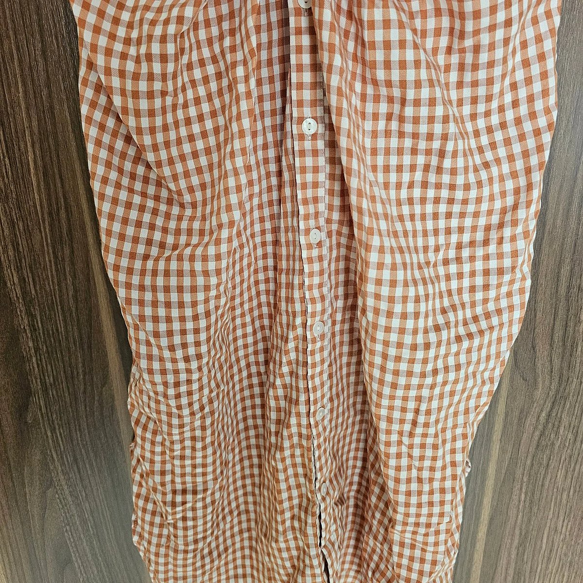 Zara Gingham Twist Front Dress - photo 3