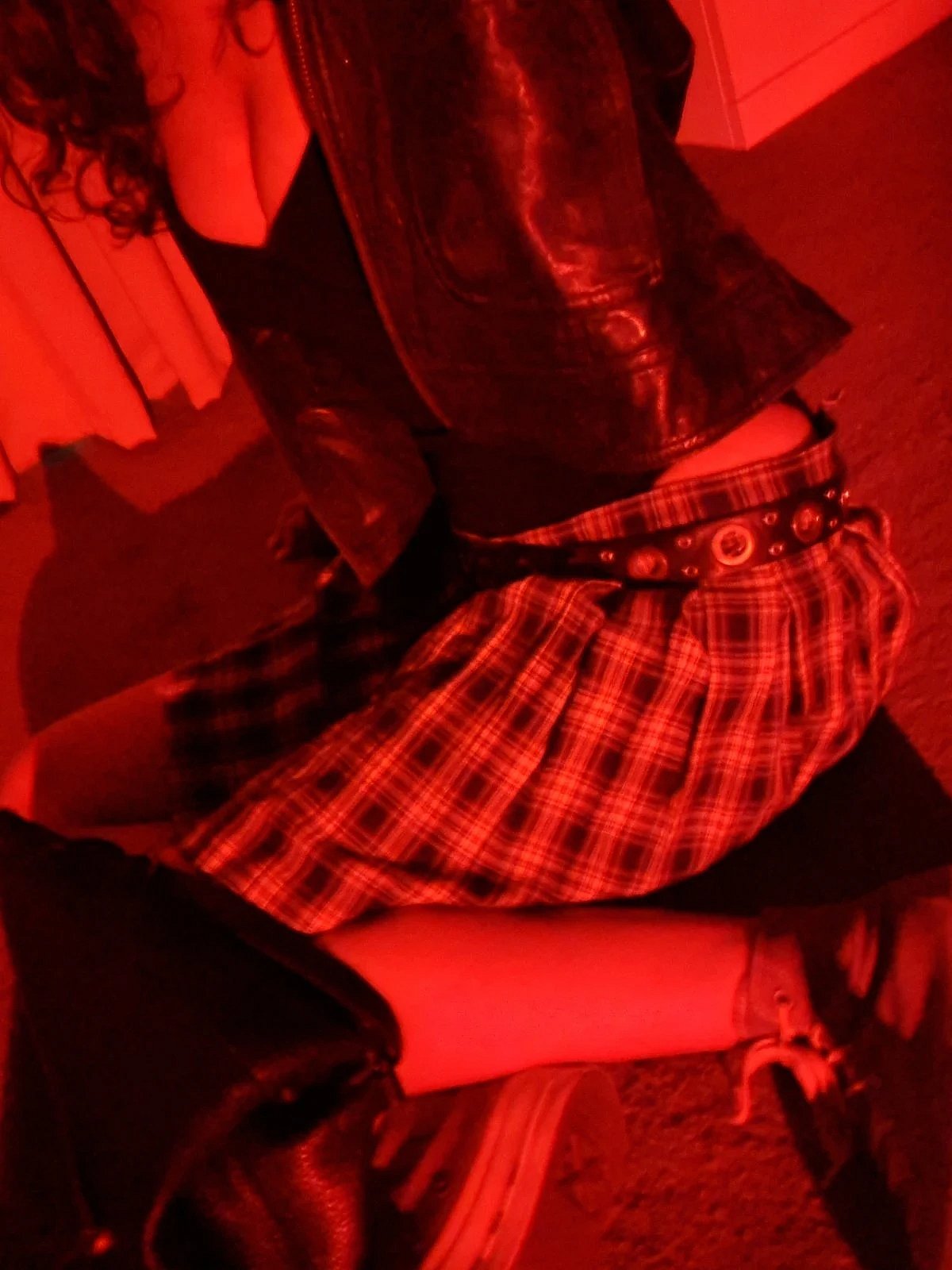 Pull and Bear - Pacific Republic - Plaid Pleated Mini Skirt, photo 3