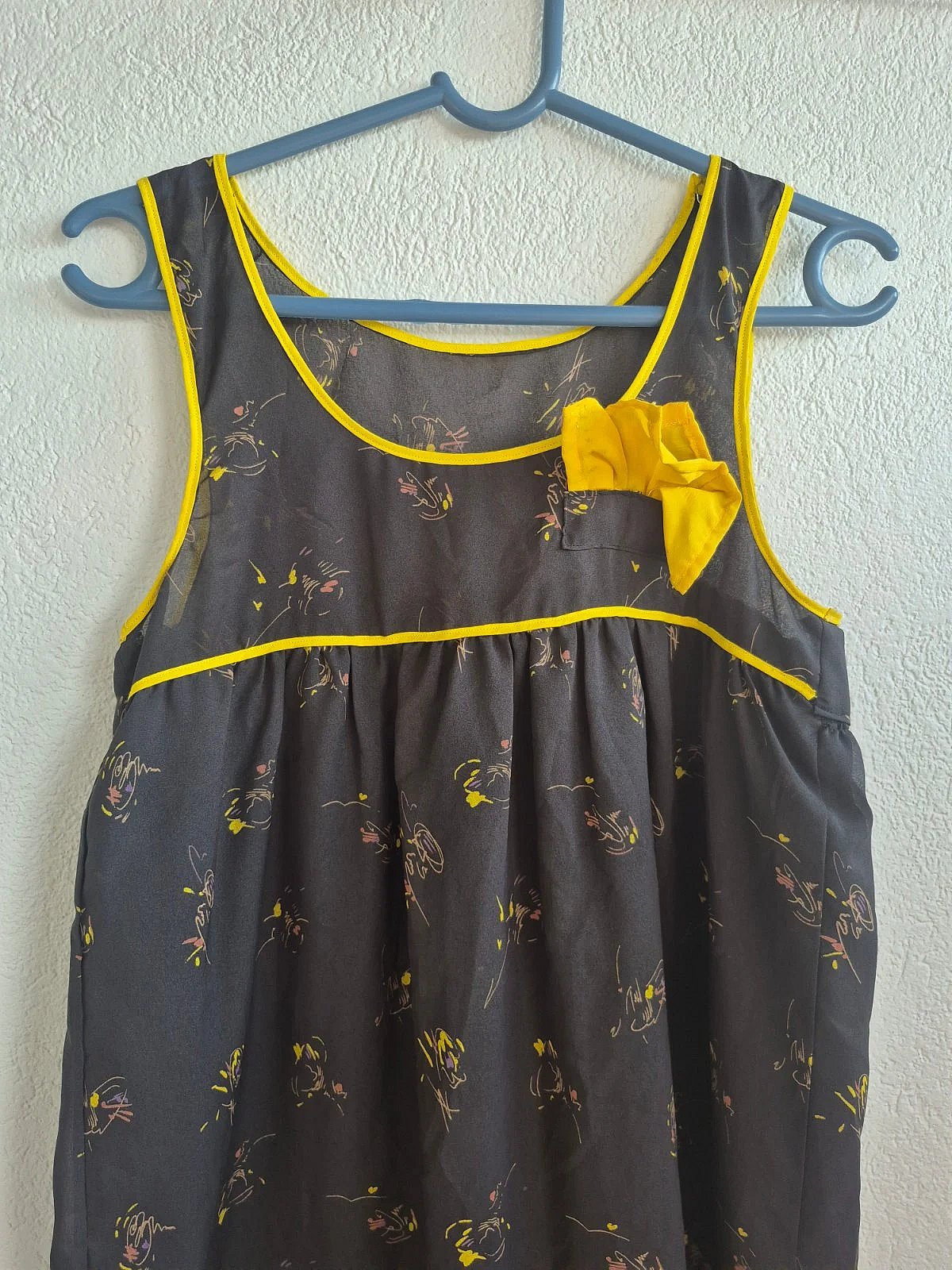 Vintage Black patterned summer sundress, photo 2