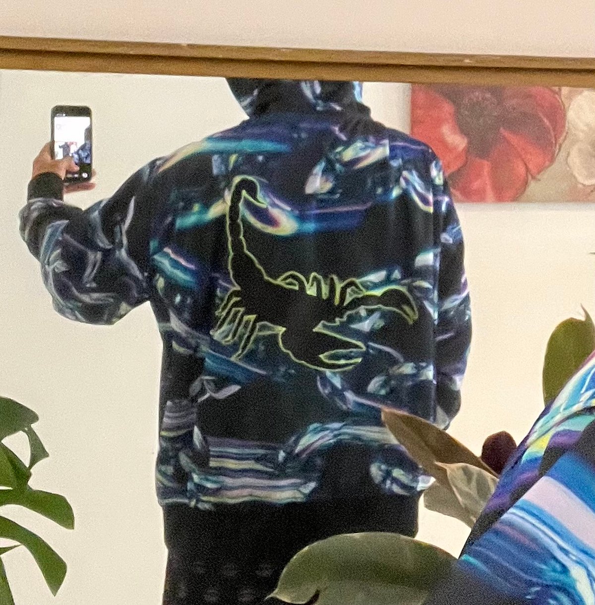 Abstract Chain Pattern Hoodie - photo 6