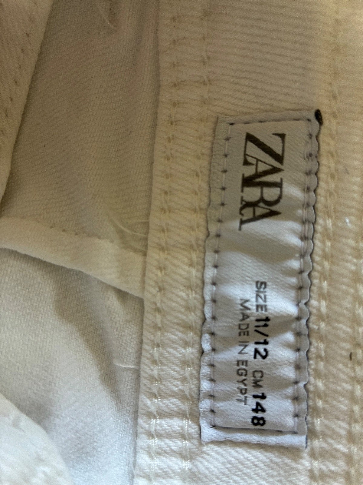 Zara White button-front trousers, photo 2