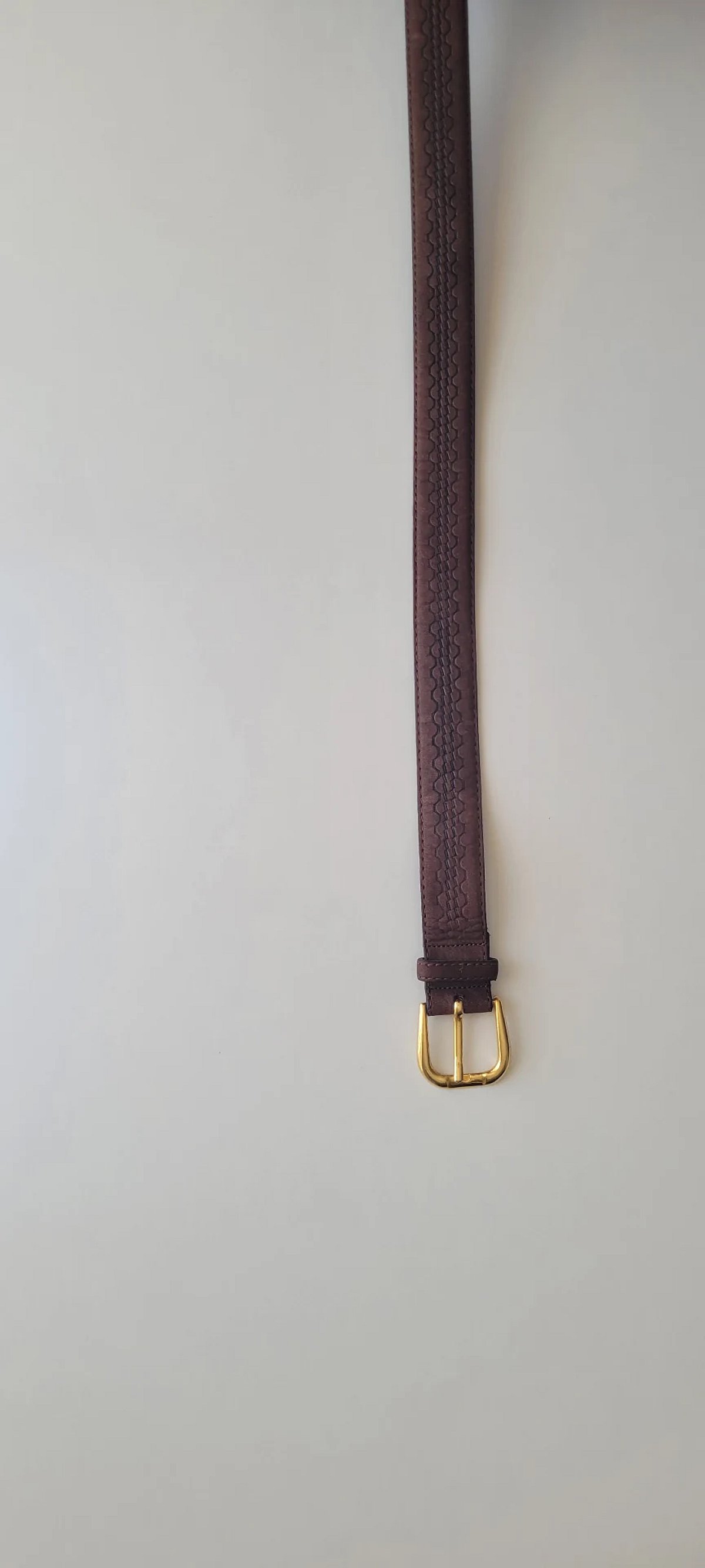 Tan Stitched Leather Belt, photo 6