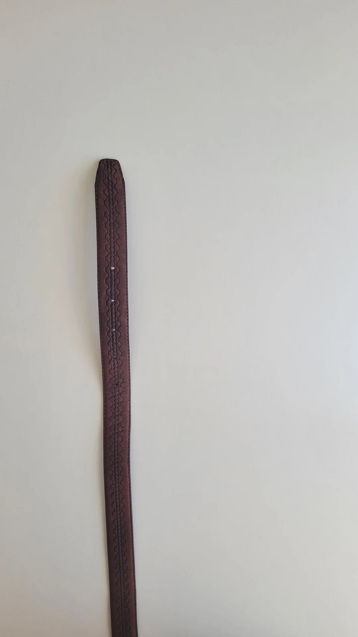 Tan Stitched Leather Belt, photo 5