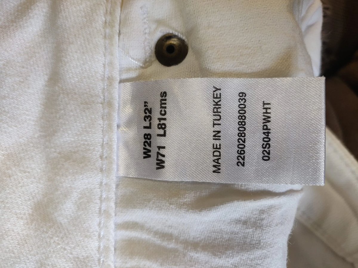 White Baxter Cropped Trousers, photo 4