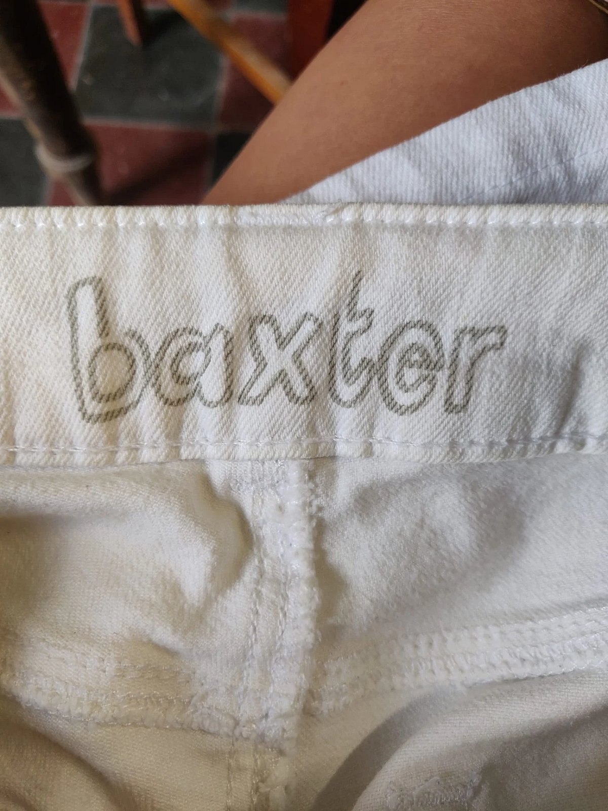 White Baxter Cropped Trousers, photo 3