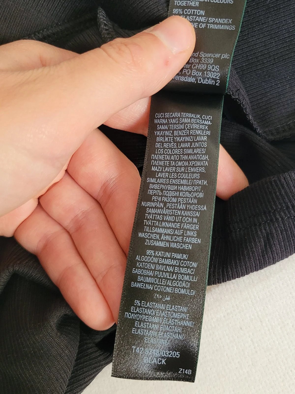 Maxi black cotton dress - photo 4