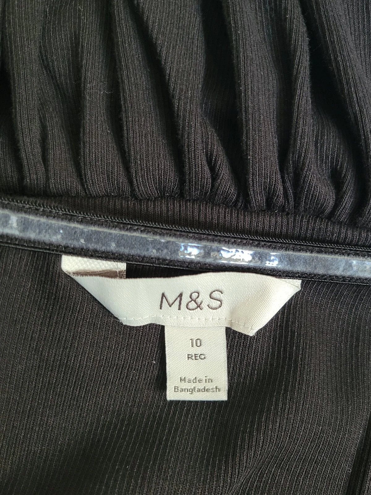Maxi black cotton dress - photo 5