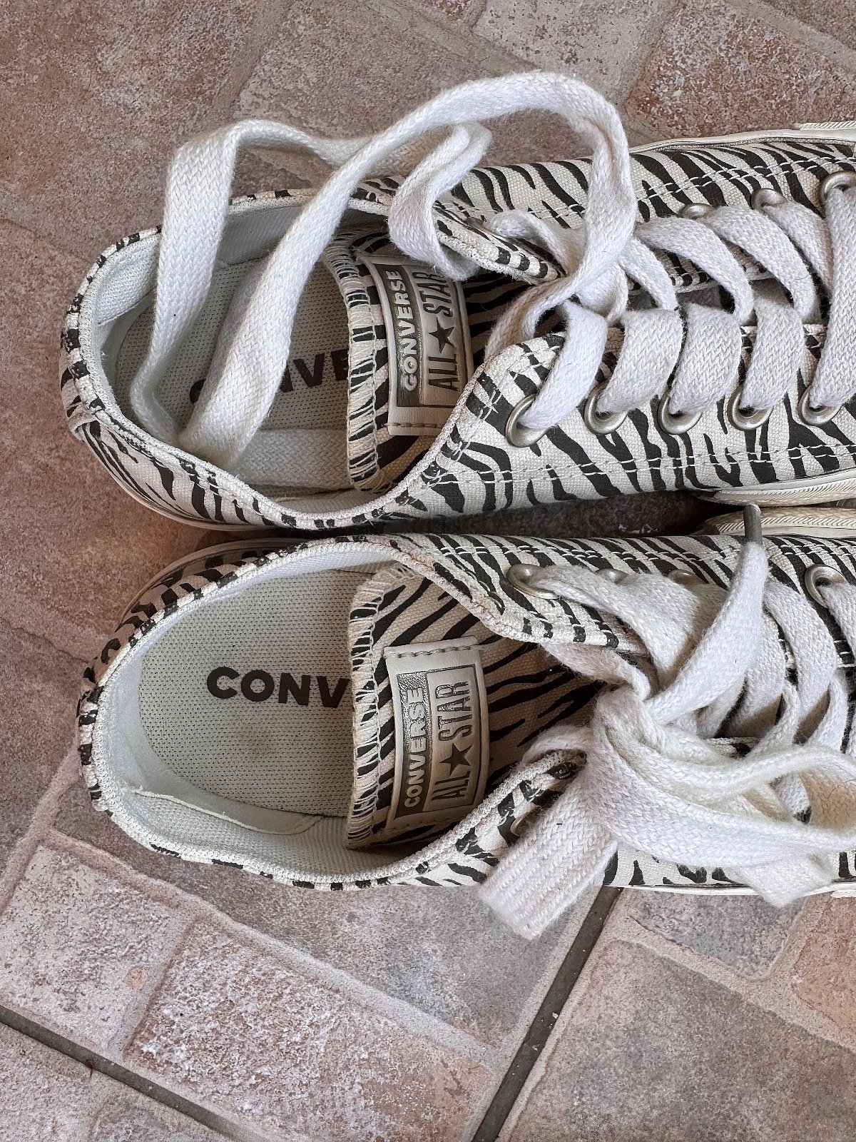 Converse Zebra Print Sneakers - photo 2