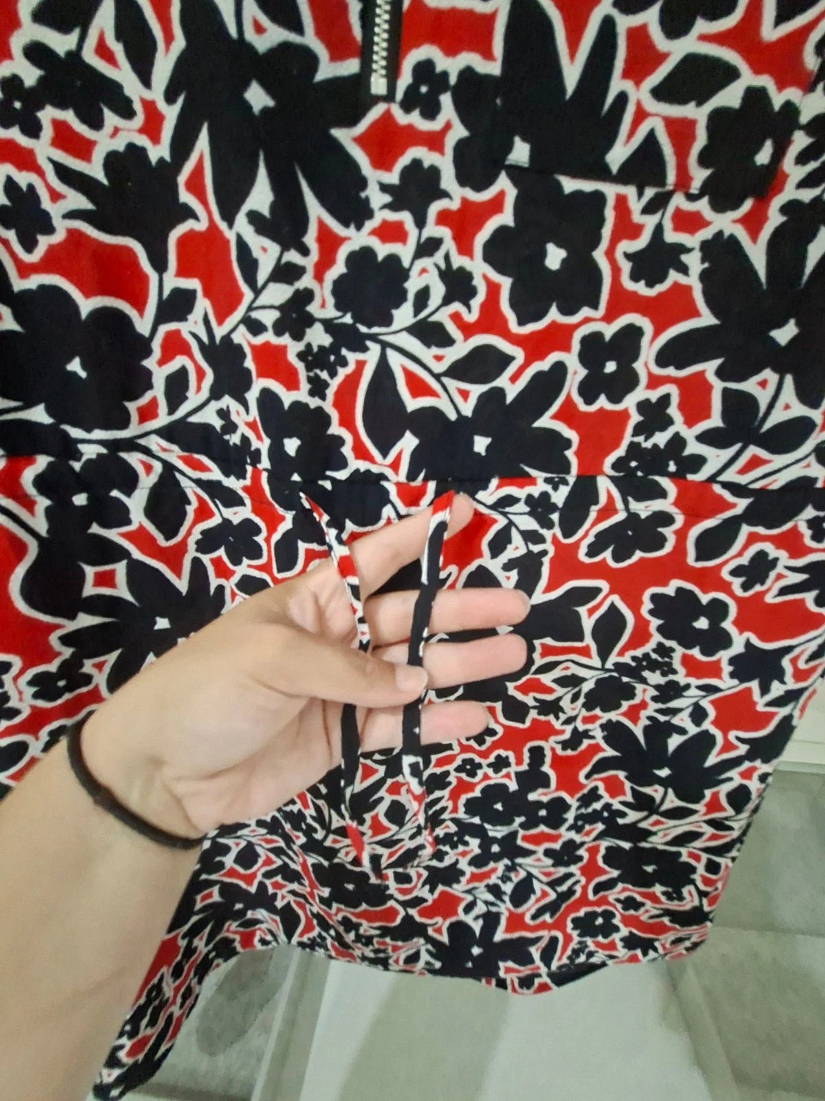 Papaya Patterned Zip-Neck dress, photo 3