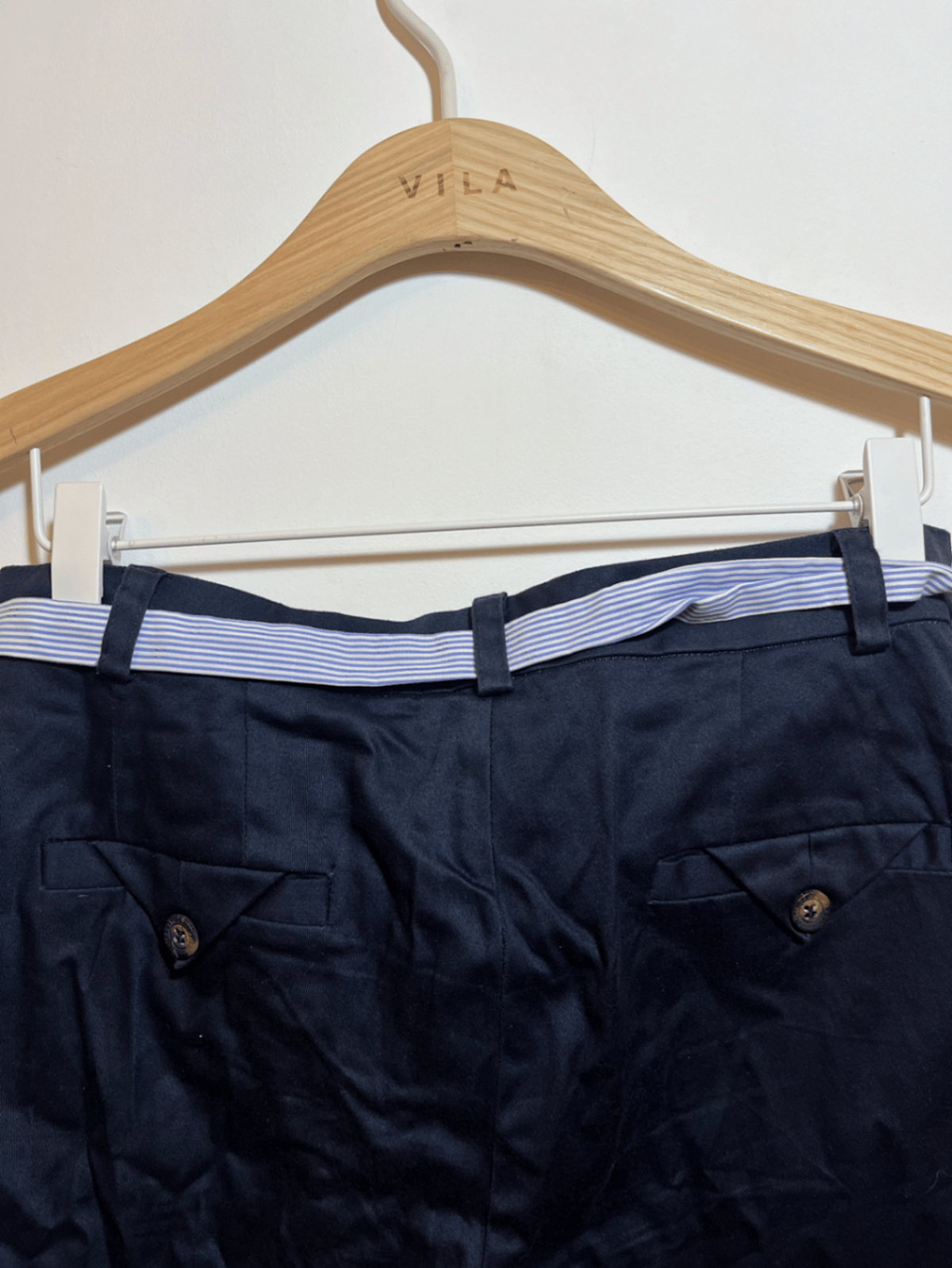 La Martina Navy Cropped Trousers - photo 4