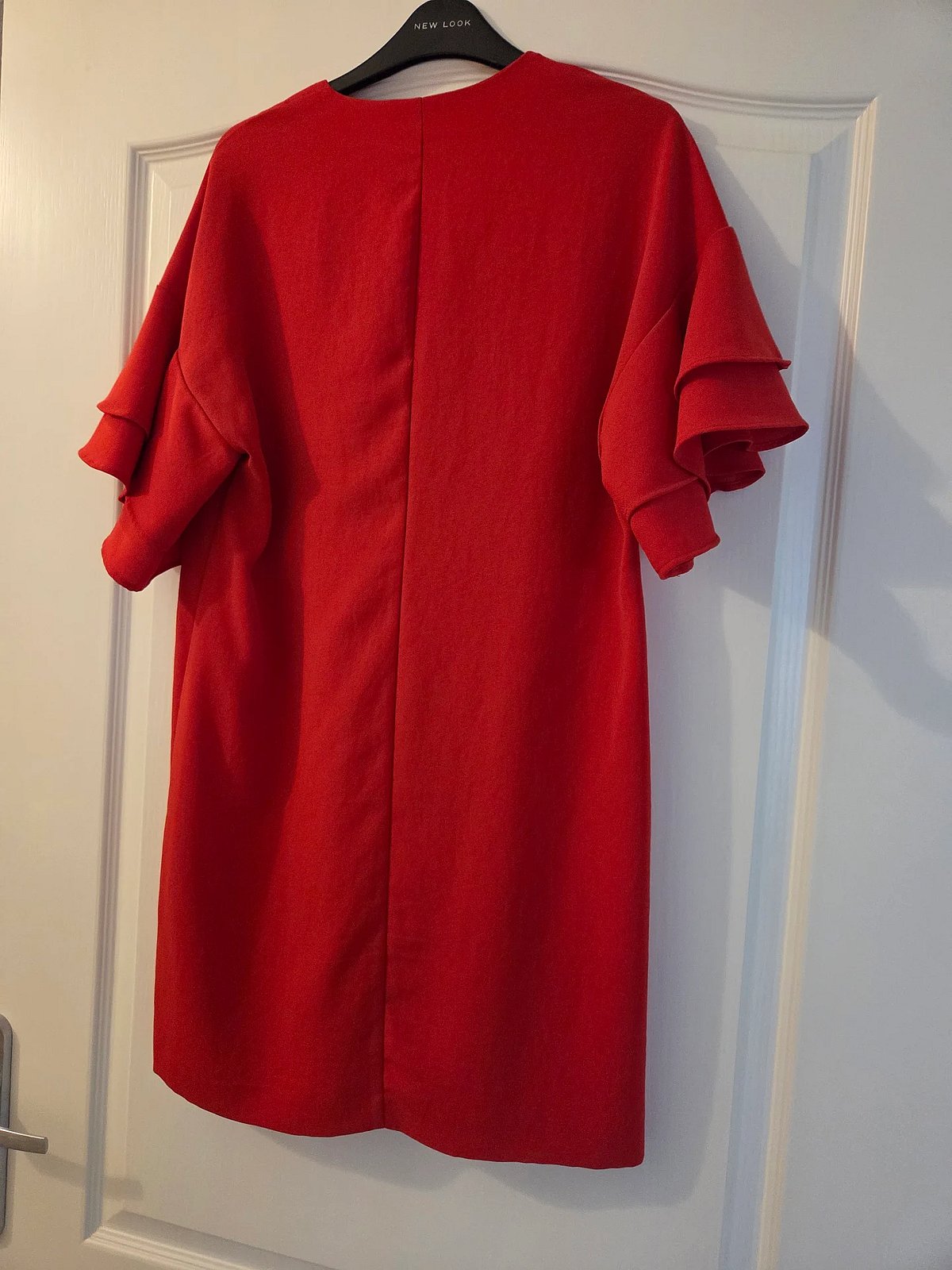 Red Tiered Sleeve Mini Dress - photo 2