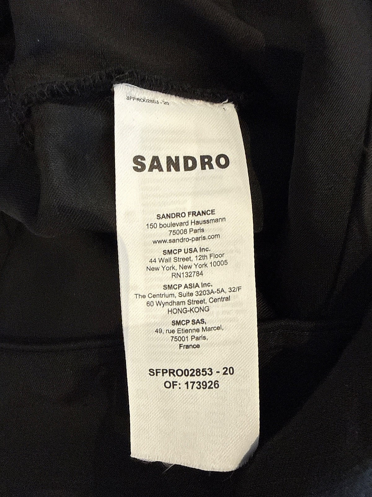 Sandro Black Wrap Linen Blend Dress - photo 5