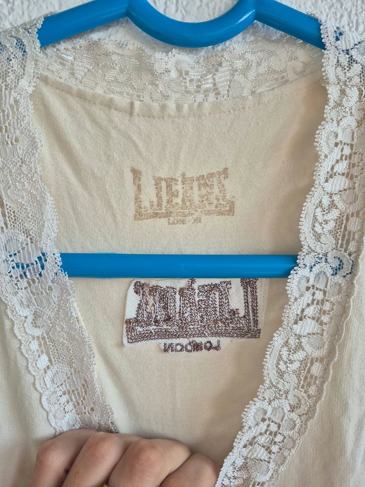 Cream Lace Trim Vest Dress, photo 5