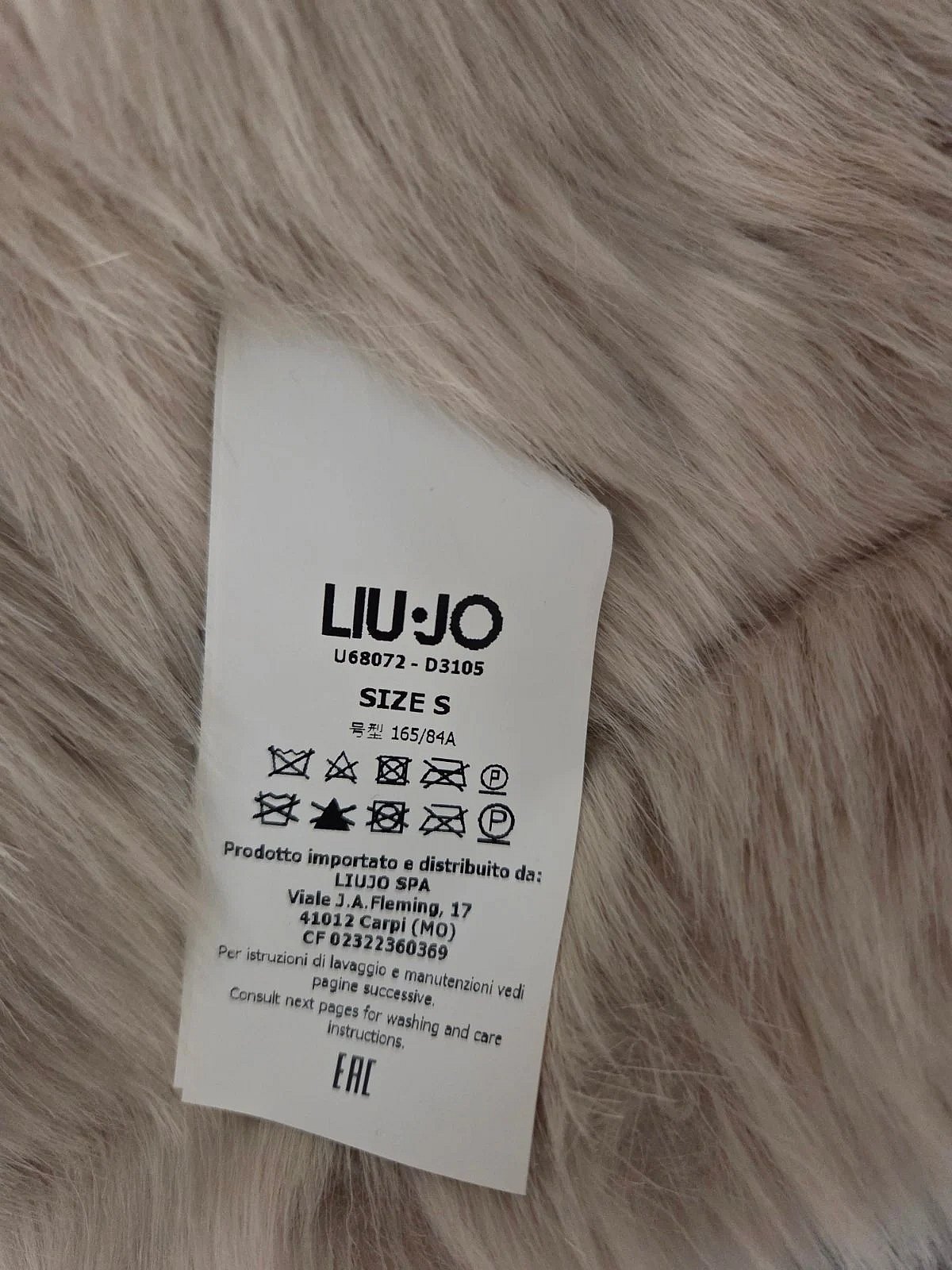 Liu Jo faux-fur denim jacket, photo 8