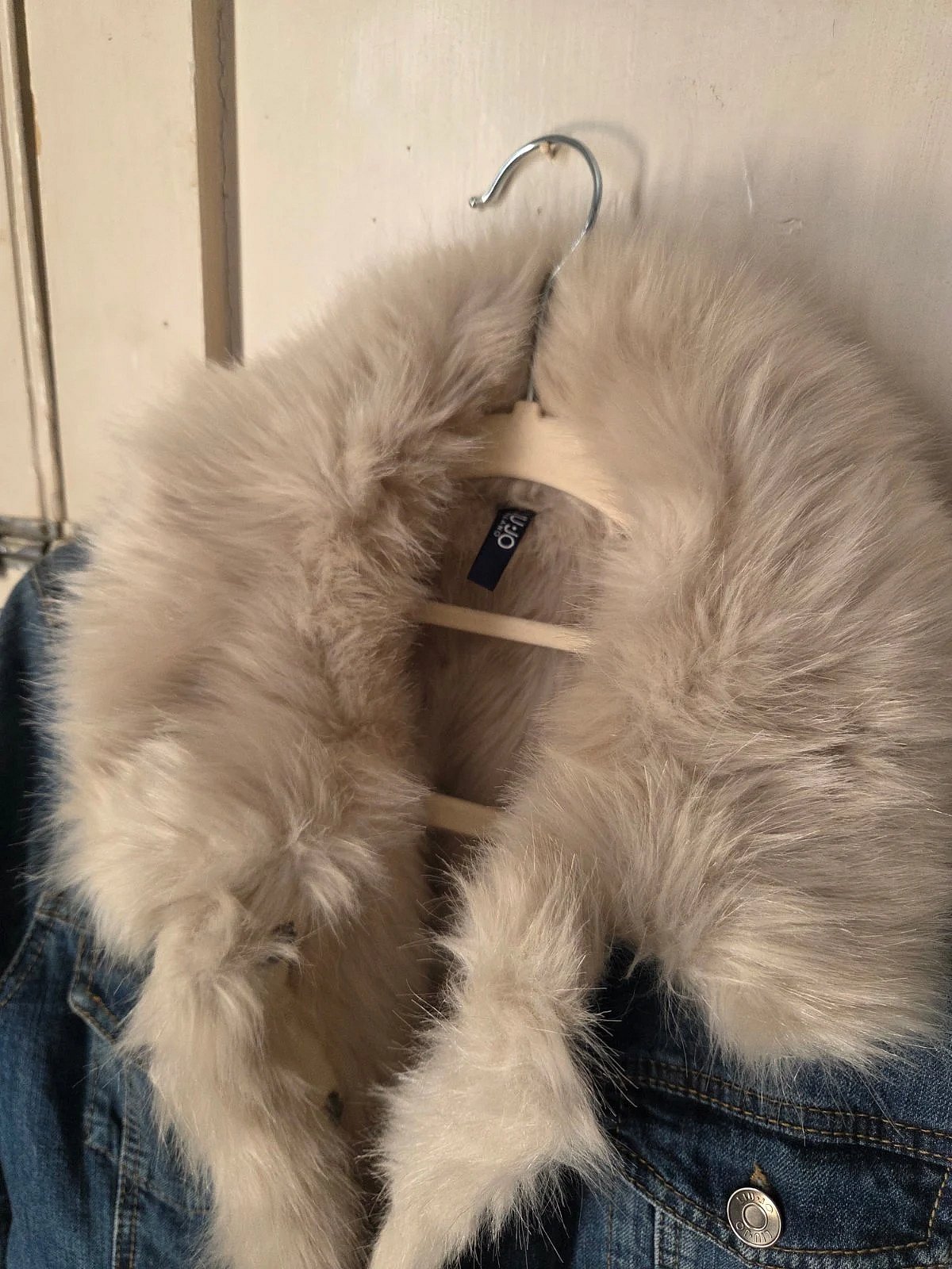 Liu Jo faux-fur denim jacket, photo 4