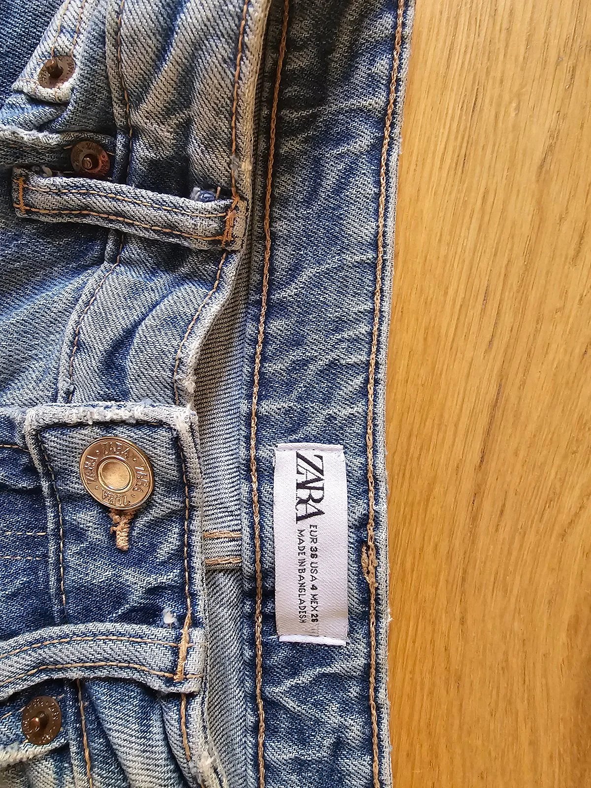 Zara high waisted light jeans, photo 2