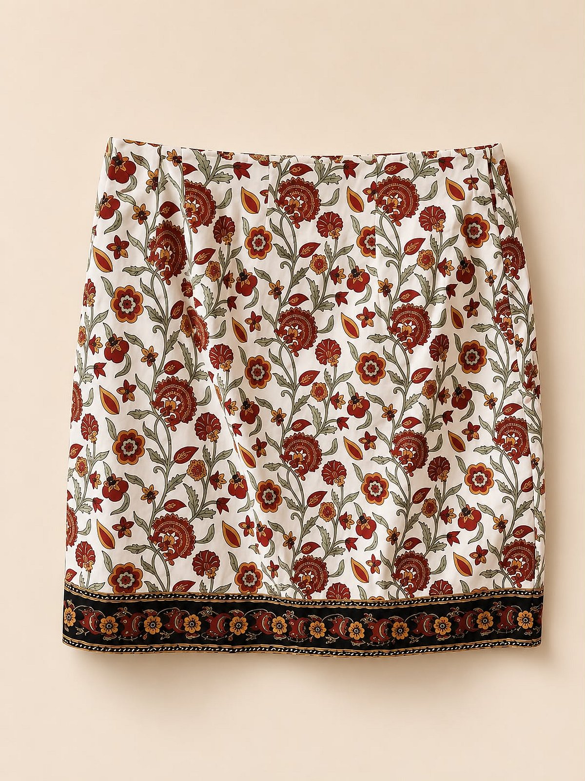 Zara Floral Print Wrap Skirt, photo 2