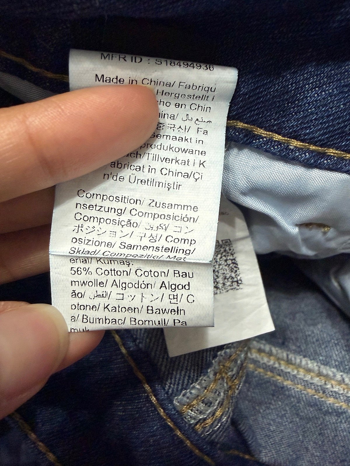 Classic blue denim shorts, photo 3