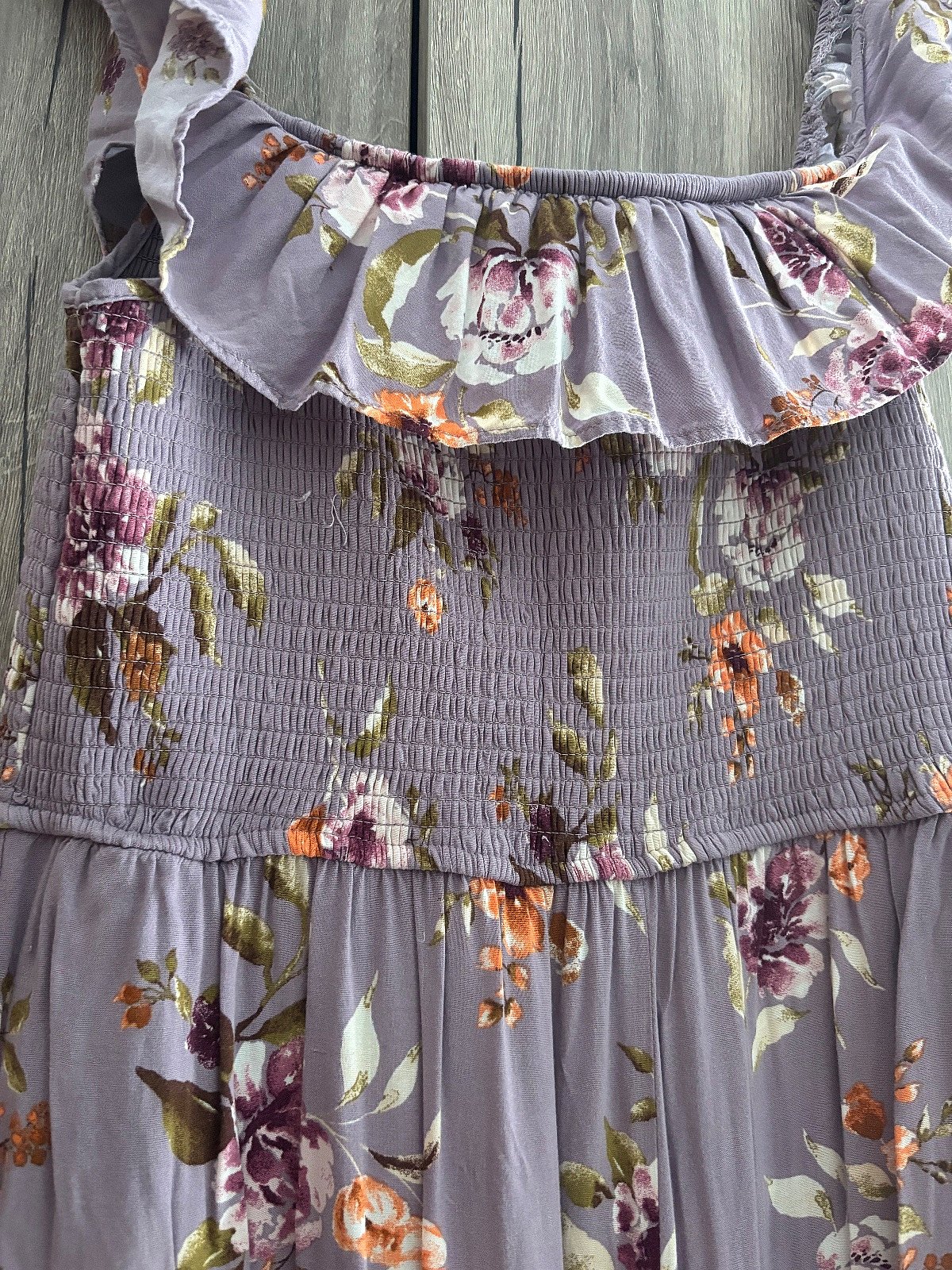 Floral Ruffle Off-Shoulder Jumpsuit, photo 3