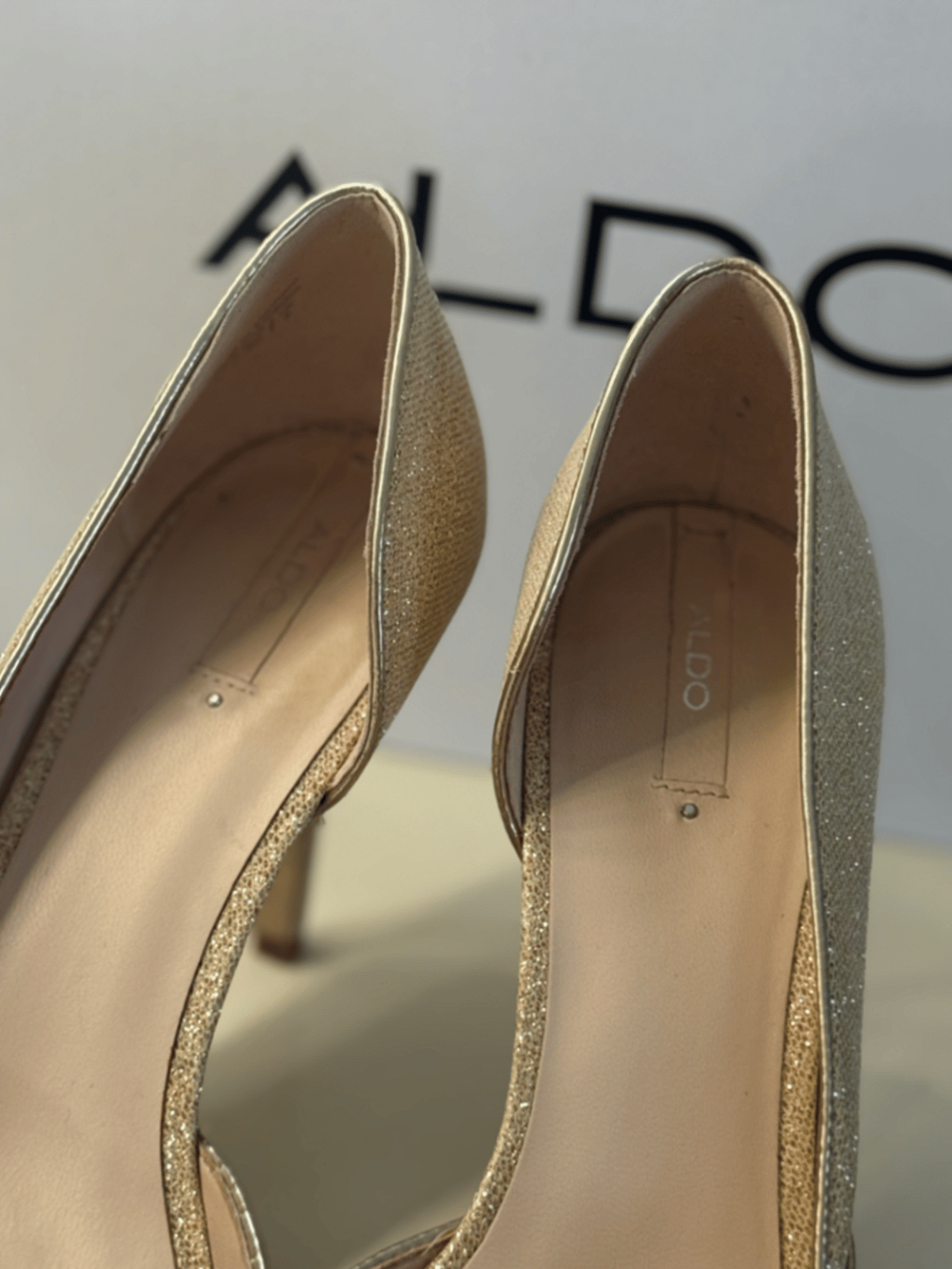 Gold Glitter Heels Aldo, photo 4
